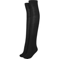 URBAN CLASSICS Strümpfe Urban Classics Accessoires Ladies Overknee Socks 2-Pack (1-Paar)