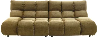 Home affaire 3-Sitzer "Cozy Bubble, mit eleganter Steppung, Breite 220cm" stilvolles Design & hoher Sitzkomfort für dein Zuhause