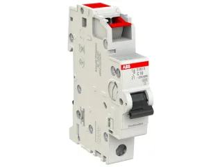 ABB Leitungsschutzschalter S201S-C10, C-Char., 6 kA, 10 A, 1-polig