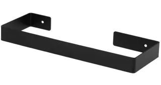 Neuesbad Serie 10 Black Wandmontage Handtuchhalter 300mm, schwarz matt, Material Edelstahl NB1DEADMN6111