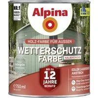 Alpina Holzschutzlasur Alpina Wetterschutzfarbe halbdeckend 0,75 L