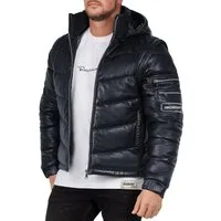 Reichstadt Bomberjacke Herren Regular Fit Echtleder Echtleder 22RS032LUX Jacke und Weste in einem Produkt