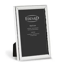 EDZARD Bilderrahmen Riga, versilbert und anlaufgeschützt, für 10x15 cm Bilder – Fotorahmen