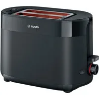 BOSCH Toaster MyMoment TAT2M123, 2 Schlitze, für 2 Scheiben, 950 W, integrierter Brötchenaufsatz, Auftaufunktion, Brotzentrierung, AutoOff