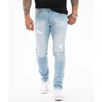 Rock Creek Slim-fit-Jeans Herren Jeans Slim Fit Hellblau RC-2144
