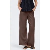 ONLY Schlupfhose ONLBRUXELLES MW LIN BL TIE PANT PNT NOOS Sommerhose mit Leinen