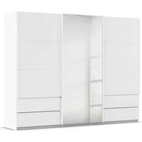 rauch Schwebetürenschrank Kleiderschrank Schrank Garderobe Wäscheschrank ELARA mit Spiegel praktische Schubladen optional farblich abgesetzt MADE IN GERMANY