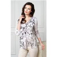 Passioni 2-in-1-Strickjacke Twinset mit Schmetterlingsprint