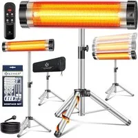 KESSER Infrarotstrahler, 2500 W, Infrarotstrahler Heizstrahler Terrassenstrahler 2500W