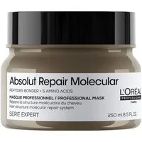 L'Oreal Deutschland Haarkur L’Oréal Absolut Repair Molecular Maske 250ml Reparatur, 1-tlg., Professionelle Salon Pflege