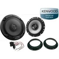 DSX Kenwood passend für VW Bus T5 T6 Transporter Set Tür Vorn 300 Watt Auto-Lautsprecher (300 W)
