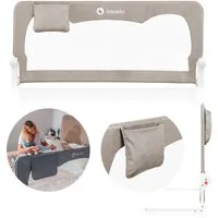 lionelo Bettschutzgitter HANNA (Set, Set), 180 Grad 66 cm hoch Standsafe SecureBelt