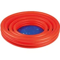 Happy People Planschbecken Planschbecken aufblasbar orange/blau Ø100x25cm