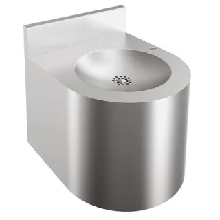 KWC Aquarotter Wandtrinkbrunnen, ANIMA, Edelstahl, 305x320x350 mm, Hahnloch, 213.0649.011 213.0649.011