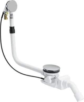 Viega Ab-und Überlauf Rotaplex Trio, 6141.60 in 725mmxDN40/50 verchromt 727680