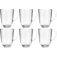 LEONARDO Latte-Macchiato-Tasse NAPOLI, 6-tlg., Glas, 380 ml, 6-teilig