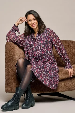 Kenny Print Tunika Taupe / Multi