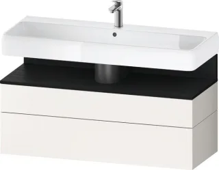 Duravit Qatego Waschtischunterbau wandhängend Weiß Supermatt 1190x470x590 mm - QA4396016840000 QA4396016840000