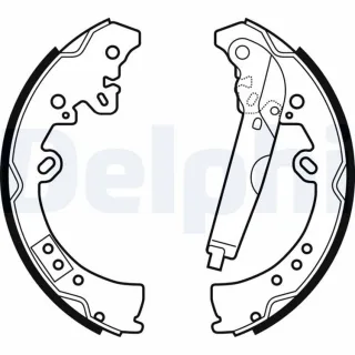 Delphi Bremsbacken hinten Toyota Fortuner Hilux