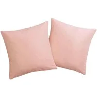OTTO home Dekokissen Raja, einfarbig, Kissenhüllen ohne Füllung, 40 x 40 cm, 2er-Set, Mikrofaser