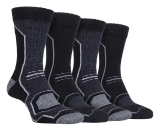 4 Pack Herren Cushion Lightweight Wandern Boot Socken für warmes Wetter