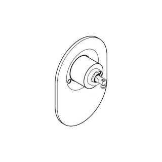 hansgrohe Umrüstset 96384000 auf M3 Brausenmischer, Kugel, Unterputz, chrom