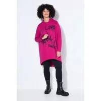 Angel of Style Sweatshirt Hoodie oversized Smiley-Motiv mit Schriftzug
