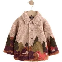 Next Outdoorhemd Hemdjacke mit aus Fleece mit Borg (1-tlg)