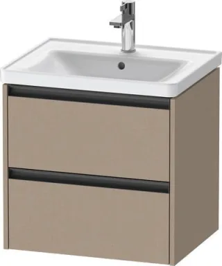 Duravit Ketho.2 Waschtischunterbau wandhängend Leinen Matt 584x455x549 mm - K25281075750000 K25281075750000