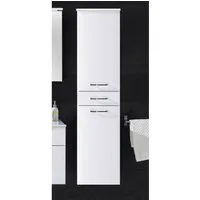 BEGA BBK Hochschrank Badschrank Splash Hochschrank weiß Hochglanz