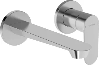 Hansa Einhandmischer FM-Set f. Waschtisch-Batterie HANSAGENESIS, 185 mm Stahl gebürstet, 3780210780 3780210780