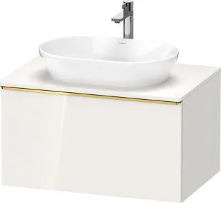 Duravit D-Neo Konsolenwaschtischunterbau wandhängend Weiß Hochglanz 800x550x459 mm - DE4947034220000 DE4947034220000