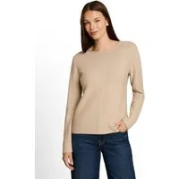 TOM TAILOR Strickpullover Regular mit Rundhals und Rollkanten