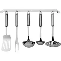 WMF Kochbesteck-Set Profi Plus (Set, 6-tlg), mit praktischer Öse zur Aufbewahrung an einer Hängeleiste
