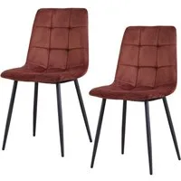 HTI-Living Esszimmerstuhl Stuhl Mesa Velvet 2er-Set (Set, 2 St), Esszimmerstuhl Samt