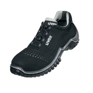uvex motion style Sicherheitsschuh Halbschuhe S1, schwarz/silber schwarz/silber 43 - 6989843