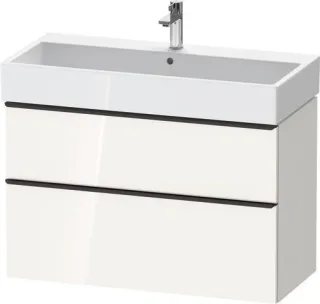 Duravit D-Neo Waschtischunterbau wandhängend Weiß Hochglanz 984x442x625 mm - DE43740BD220000 DE43740BD220000