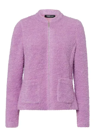 FRANK WALDER - Strickjacke NOS aus Bouclégarn soft purple - Gr. - 42