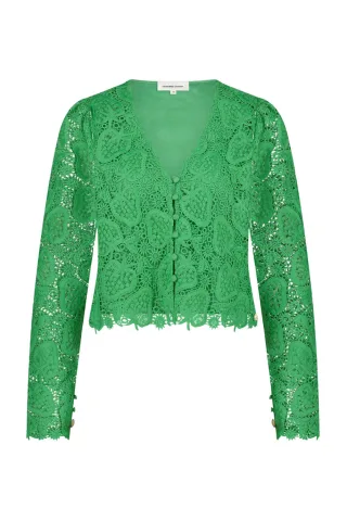 Fabienne Chapot - Bluse - Sardou grün - Gr. - 34