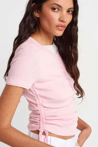 Slim Fit Rundhals T-Shirt