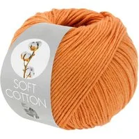 LANA GROSSA SOFT COTTON Häkelwolle, 140 m (weiches, vielseitiges Garn für höchsten Tragekomfort), 50 g