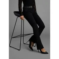 Arizona Bootcut-Jeans Baby-Boot Bootcut-Stil, figurbetonte Passform, mit Used-Effekten