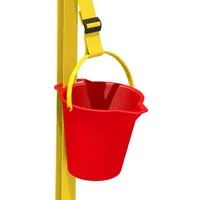 Wickey Spielturm-Spielzeugset Xtra-Lift – Kinderseilzug mit Eimer für Spielgeräte, (Hebevorrichtung mit Seil & Eimer - Ideal für Rollenspiele wie „Baustelle“ oder „Piratenschiff“, für kreativen Spielspaß bei jedem Wetter), Robuste Materialien für lan