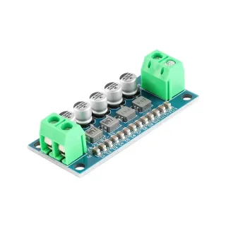 DC Power Filter Module Low Pass 0-35V Input 0-5A Ripple Reduction High Current Panel Voltage Regulator Module