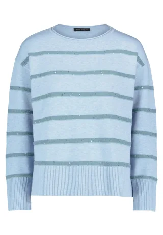 Betty Barclay - Strickpullover patch light blue/blue - Gr. - 40