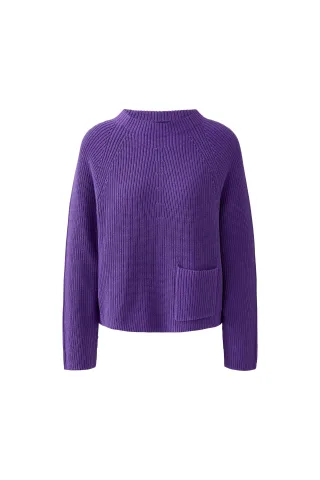 Oui - RIYA Pullover amaranth purple - Gr. - 36