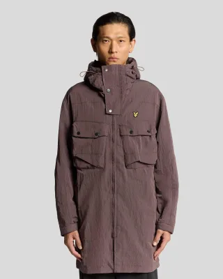 Lyle & Scott Wasserabweisender Guard Parka - Braun
