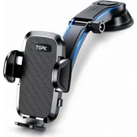 StellarLuma Handy-Halterung Handyhalterung Auto Telefonhalterung Smartphone Halter 360° drehbar, (bis 6,9 Zoll, 360° drehbare und einhändig bedienbare Halterung mit starkem Saugnapf)