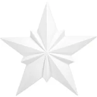 Grand Decor Ornament (Ornament aus PU - große Auswahl, 210x210mm Stuck, stoßfeste Deko schnitzerei - Verzierung für Wand und Deck)