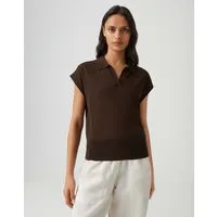 OPUS Strickpullover POSARA Regular mit Polokragen